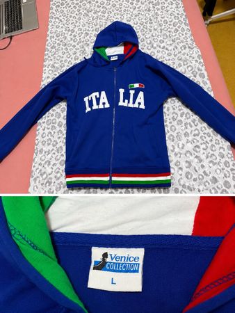2x Italia Kapuzenjacke – Grösse M und L