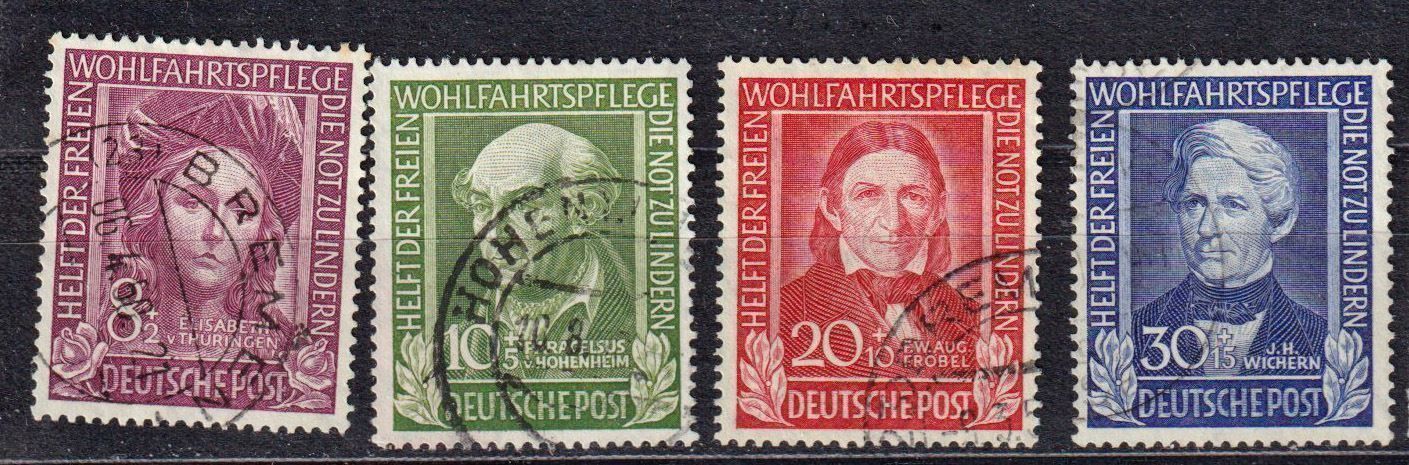 Tous les timbres: BRD, Mi 117-120  ⊙ – D'occasion à Langenthal par 1195