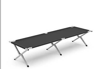 Sedie a sdraio: Campingbett klappbar, schwarz, 210x72x45cm – Usato da Rothenburg venduto da Silvercrystal 1