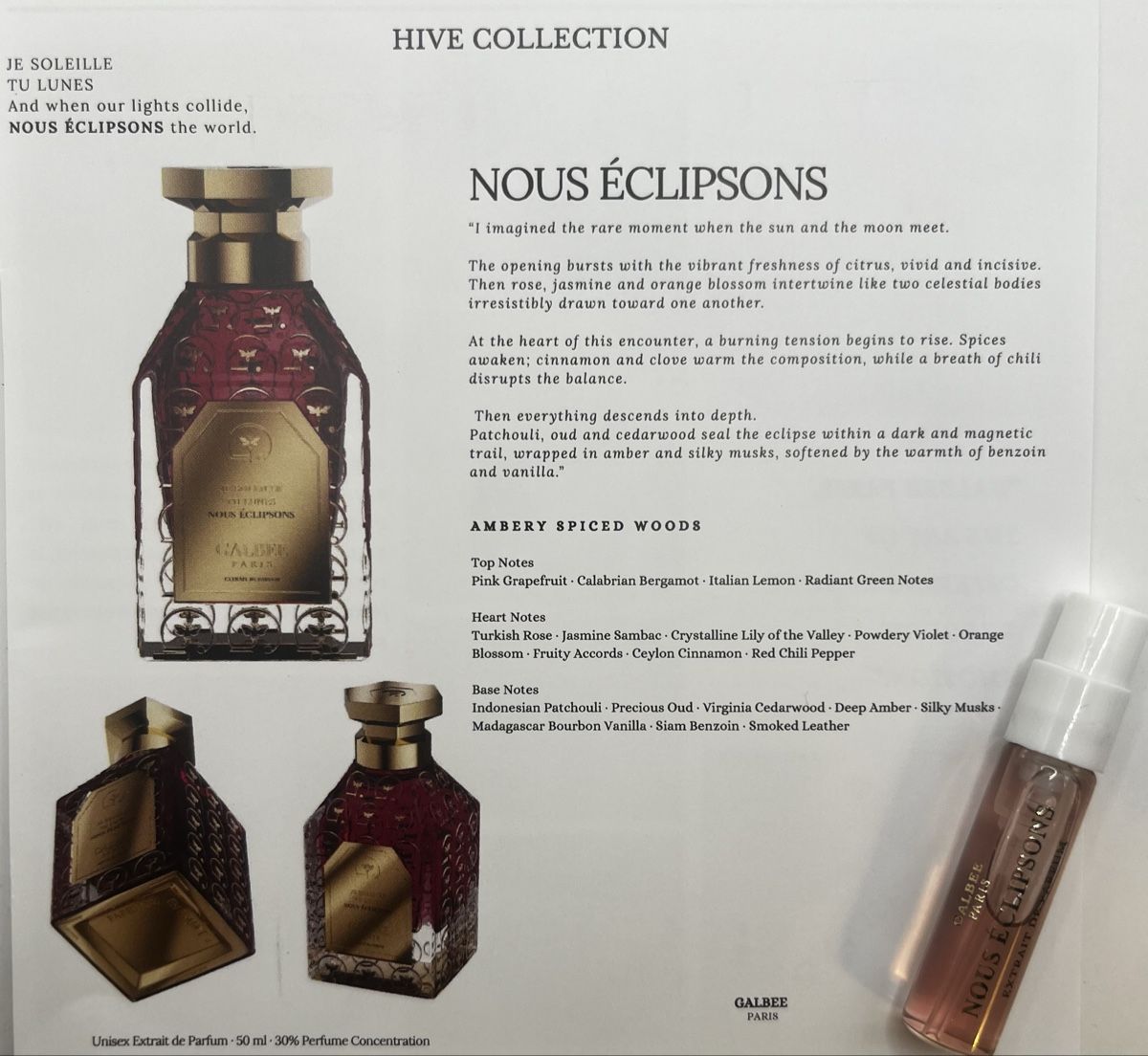 Profumi & Eau de Toilette: Set 3x EXDP Collection Hive by GALBEE  – Nuovo (secondo la descrizione) da Genève venduto da StaceyH 3