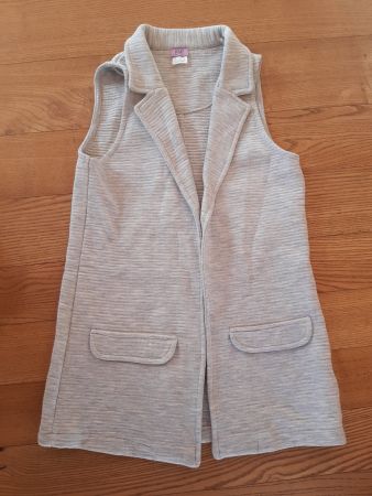 süsses graues Gilet, 10/11J