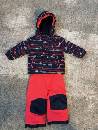 Skianzug Killtec Grösse 86/92 dunkelblau rot gebraucht
