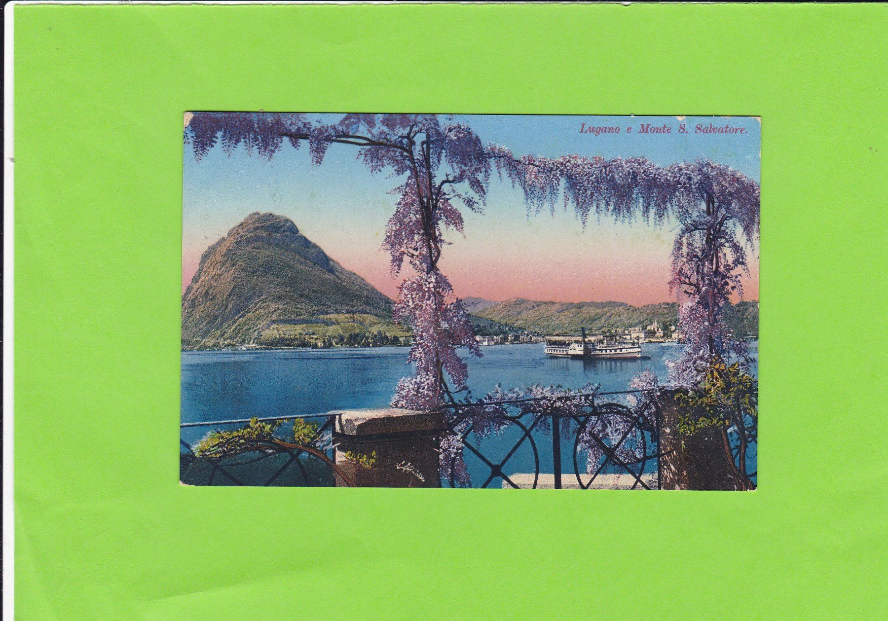 Cartoline postali: Lugano e Monte San Salvatore – Usato da St. Peterzell venduto da neckertal