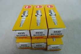 6 Stück  NGK Zündkerzen 4930 BCP 6 ES neu