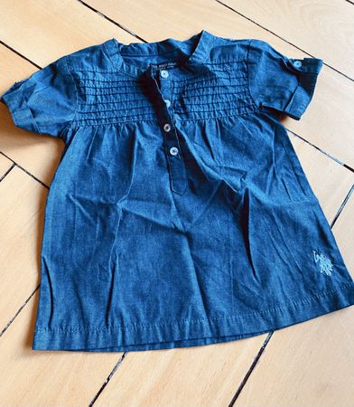 Kleid Dunkelblau Grösse 92 US Polo Assn. gebraucht