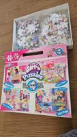 4 girl's puzzles 45 pezzi