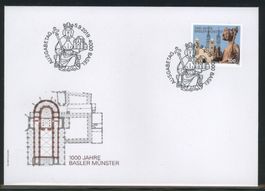 2019, FDC, 100 Jahre Basler Münster (Nr. 1745)