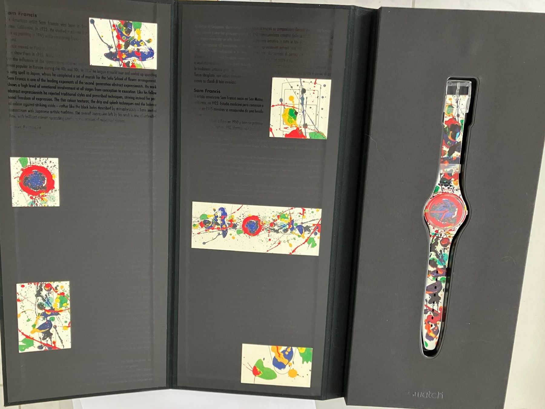 Swatch Montres: Swatch Sam Francis GZ 123 Neu – Neuf avec emballage d'origine à Aarwangen par concorde58 1