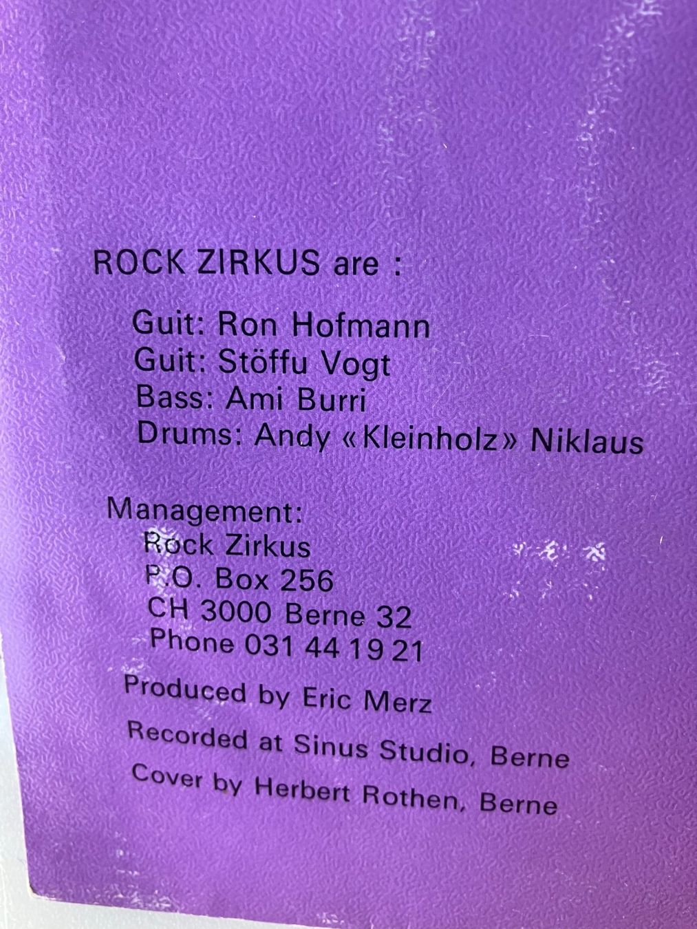 Dischi in vinile: Rock Zirkus – Usato da Aarwangen venduto da Jukebox3 4