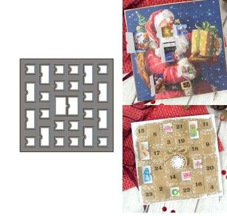 Schablonen: Neue Stanzschablone  DIY Adventskalender – Neu und originalverpackt aus Effretikon von wenuss 2