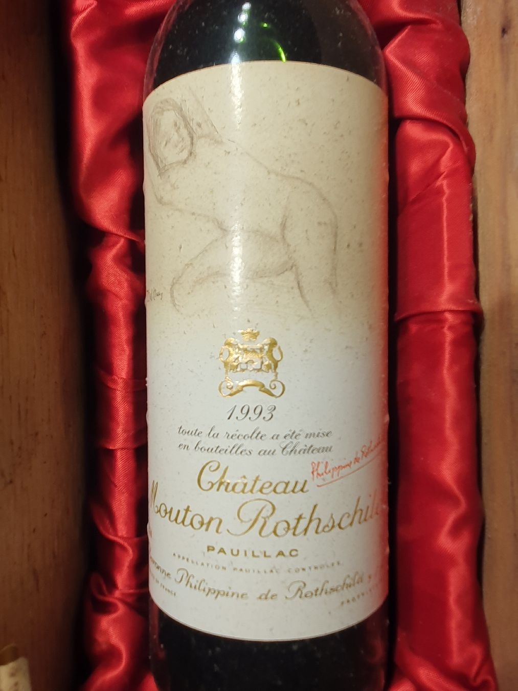 Mouton Rothschild Vino: Chateau Mouton Rothschild 1993 – Nuovo (secondo la descrizione) da Schafisheim venduto da Kokopelli0 1