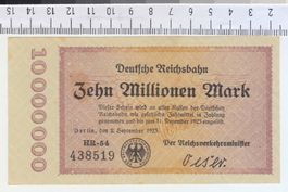 Notgeld «10’000’000 Mark» Reichsbank Berlin 1923