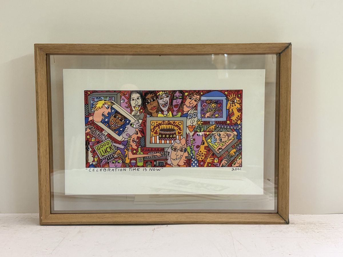 Arts picturaux & lithographies: James Rizzi - Farblithographie – D'occasion à Solothurn par NUVICO 1