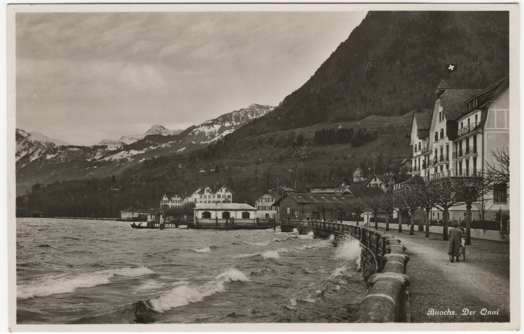 Cartoline postali: Buochs. Der Quai – Usato da Eglisau venduto da Chperfins