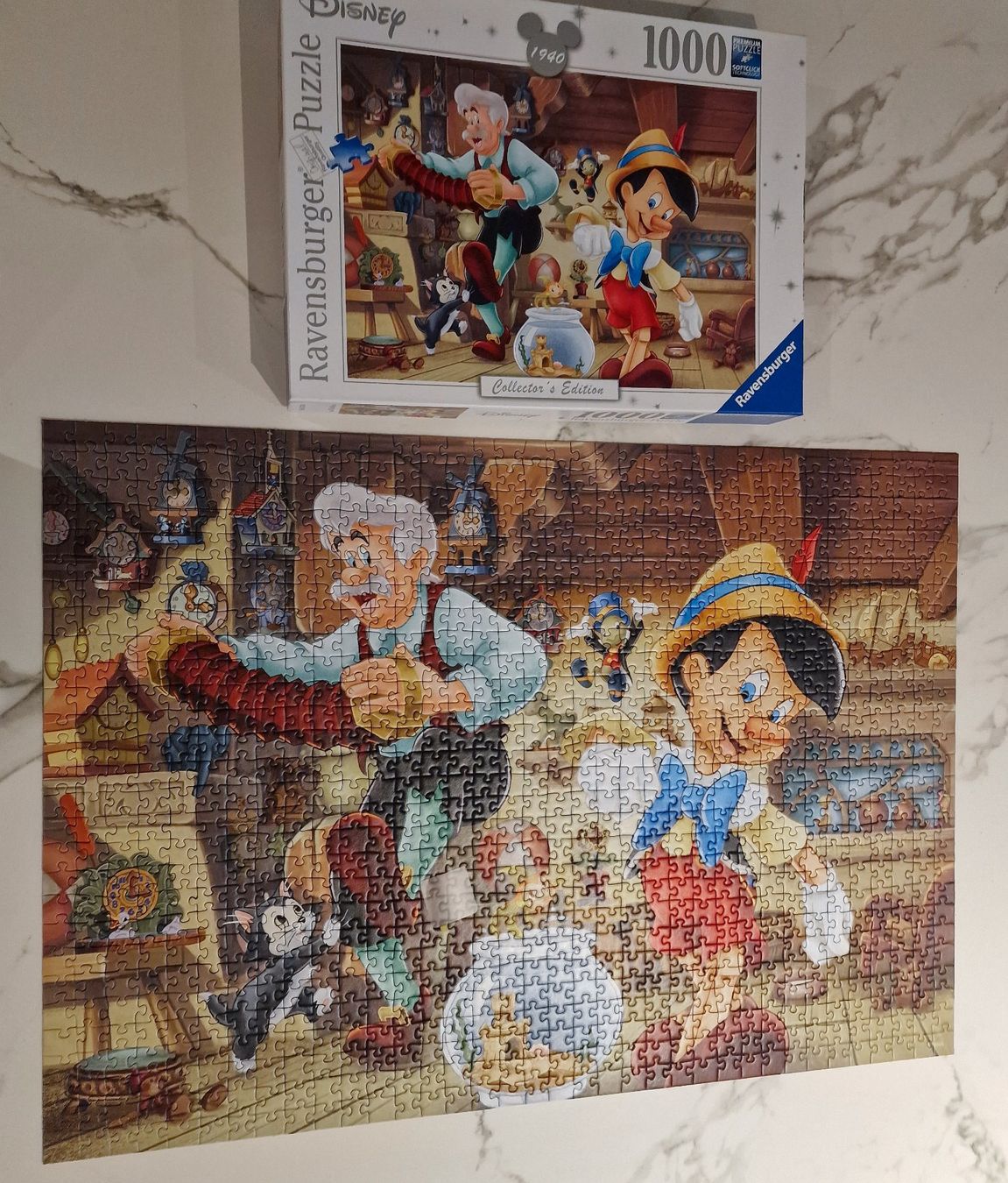 Ravensburger Puzzle: Ravensburger Puzzle Disney Pinocchio 1000 Teile – Nuovo (secondo la descrizione) da Neuhausen am Rheinfall venduto da geekgadget 1