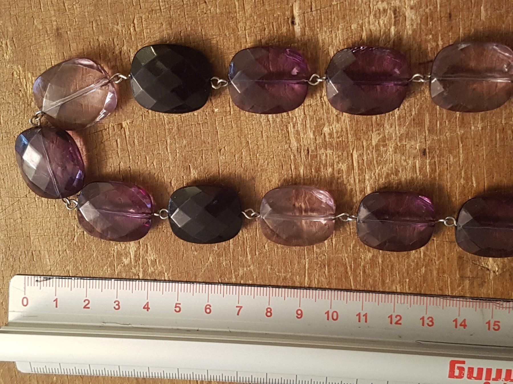 Catenine: Kette aus facettierten ovalen Beads – Usato da Ettingen venduto da Maranathatalitha 4