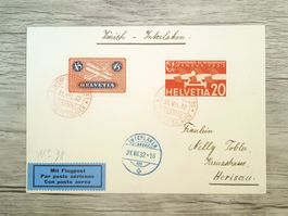 TR66 Carte Postale + Timbre Suisse 1932