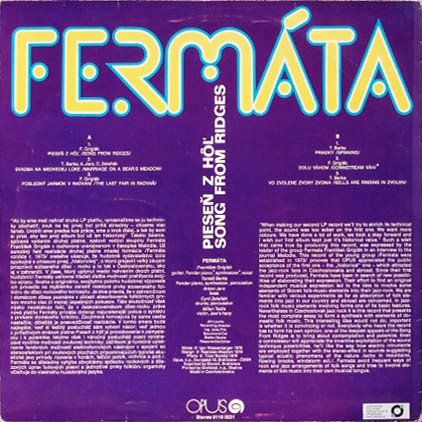 Dischi in vinile: LP FERMATA - Piesen z Hôl' ... – Usato da Bettlach venduto da galileo-records 1