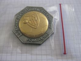 Plakette Fussball Schweiz FC BASEL 2001/02 Limitiert