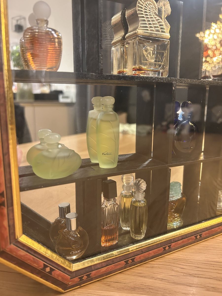 Flaconi: Sammlervitrine mit edlen Miniatur Parfümflacons. Top! – Usato da Rothrist venduto da Nadjane 3