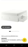 IKEA Brimnes Bett 140x200 inkl. Matratze & Lattenrost