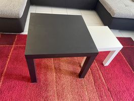 2er Set Tische: Schwarz & Weiss