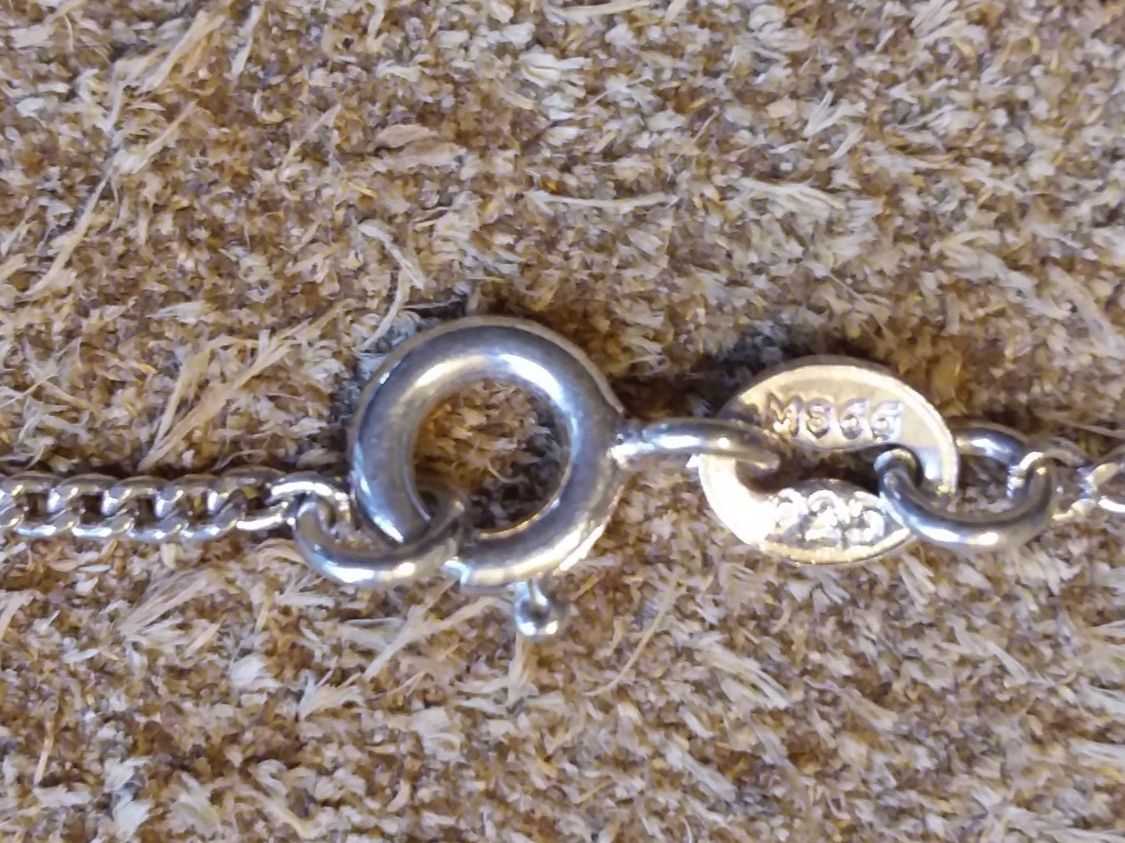 Catenine: Sterling Silber Kette mit Silber buntem Kreuz – Usato da Zürich venduto da helsan 1