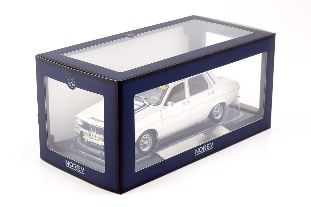 Modellino auto scala 1:18 Norev RENAULT 12 GORDINI 1971 BLEU-DE-FRANCE