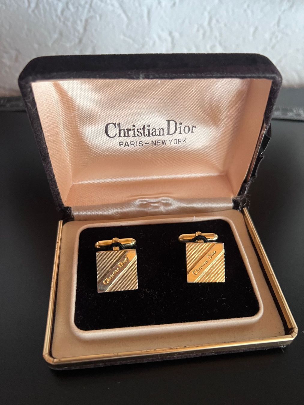 Dior Manschettenknöpfe: Christian Dior Manschettenknöpfe mit Box – Neu (gemäss Beschreibung) aus Winterthur von Dejv