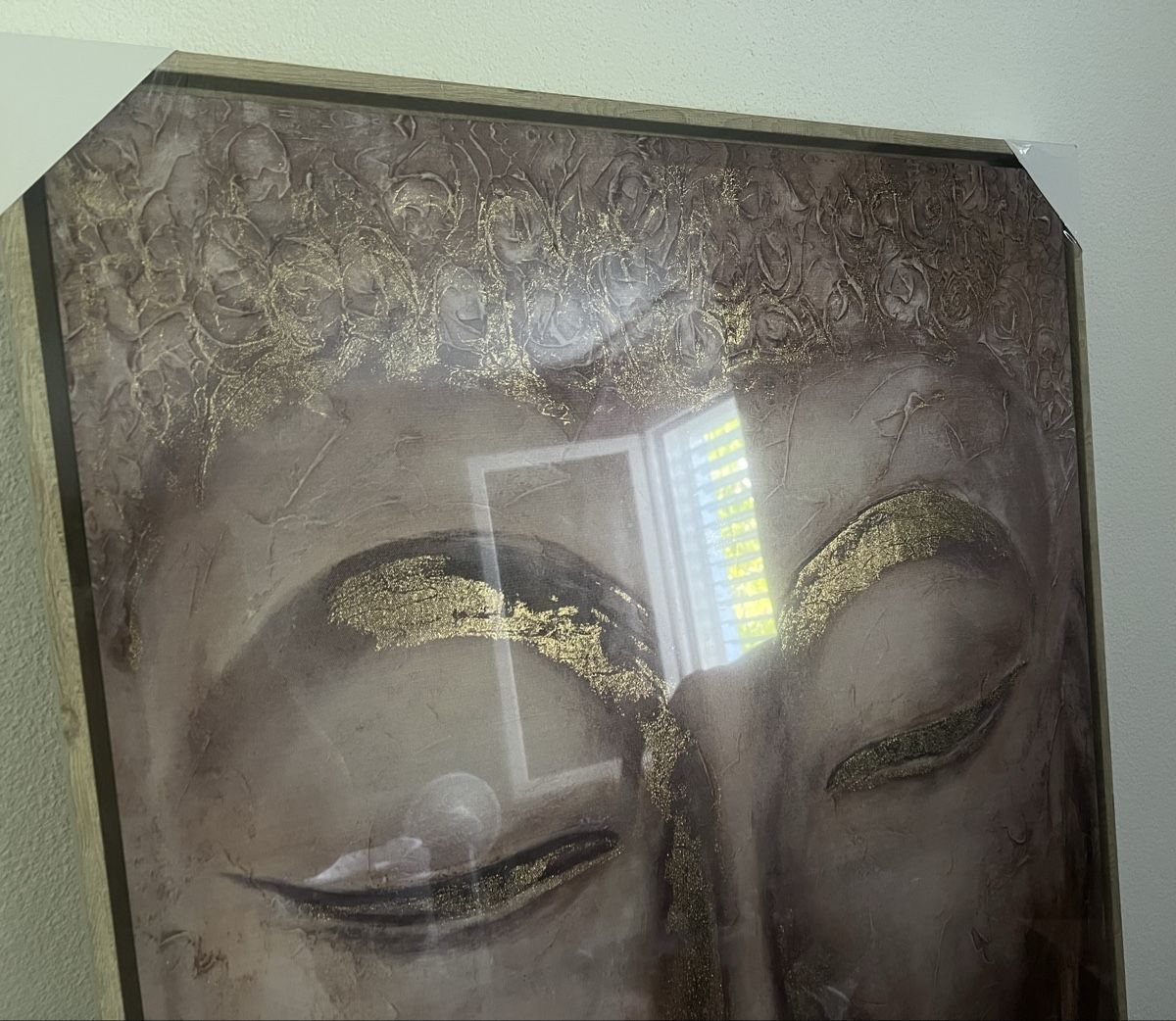 Foto & Immagini: Leinwandbild Buddha mit Holzrahmen - 69 x 96,5 cm – Nuovo e nell'imballaggio originale da Stein am Rhein venduto da Moons_of_Saturn 1
