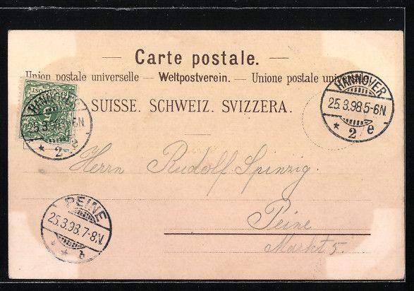 Cartes postales: Litho Romont, Teilansicht, Gebäudeansic – D'occasion à Berlin par bartko-reher 1
