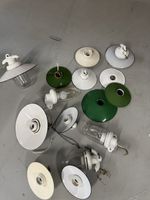 Vintage Lampen Lampenteile Emaille Keramik Glas ab 1.-