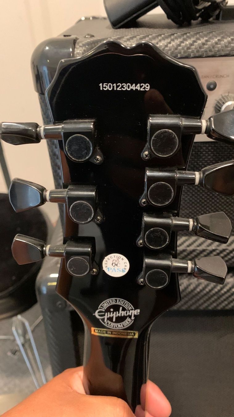 Epiphone Musikinstrumente: Epiphone Trivium matt heafy mk2 les paul custom 7 string – Gebraucht aus Hergiswil NW von opi_san 3
