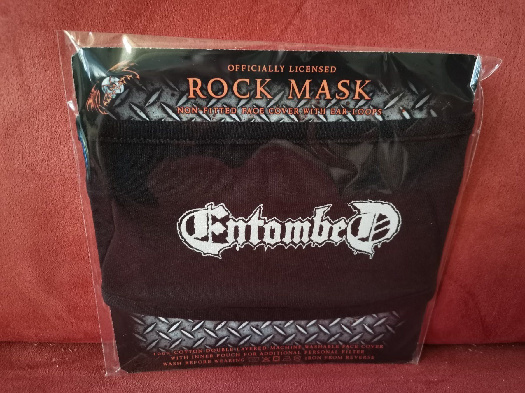 Gesichts- und Gehörschutz: Entombed Gesichts Maske – Neu und originalverpackt aus Zofingen von noise123