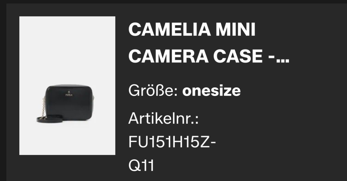 Furla Borse da donna: NEU CAMELIA MINI CAMERA CASE – Nuovo e nell'imballaggio originale da Zürich venduto da Jaskam 4