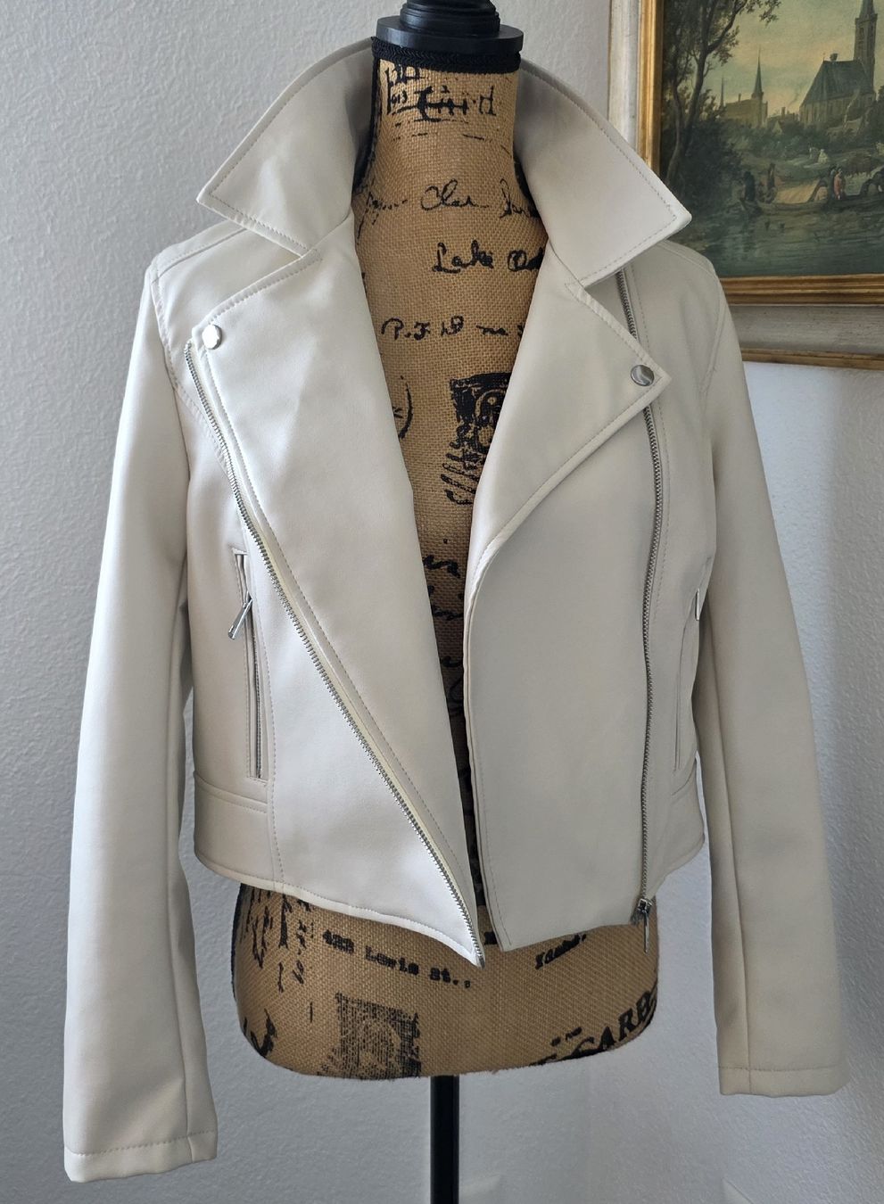 Giacche: Kunstlederjacke, Gr. M ,Neu – Nuovo (secondo la descrizione) da Rheinsulz venduto da Gilea