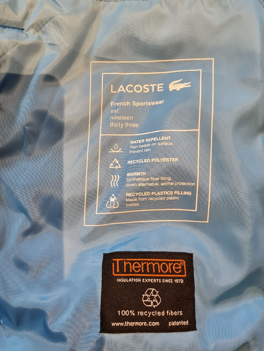 Lacoste Giacche: Lacoste wasserabweisende, gesteppte Puffer-Jacke – Nuovo (secondo la descrizione) da Castrisch venduto da CorinaS03 5