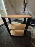 Meuble TV hi-fi bois et métal 3 niveaux bon état