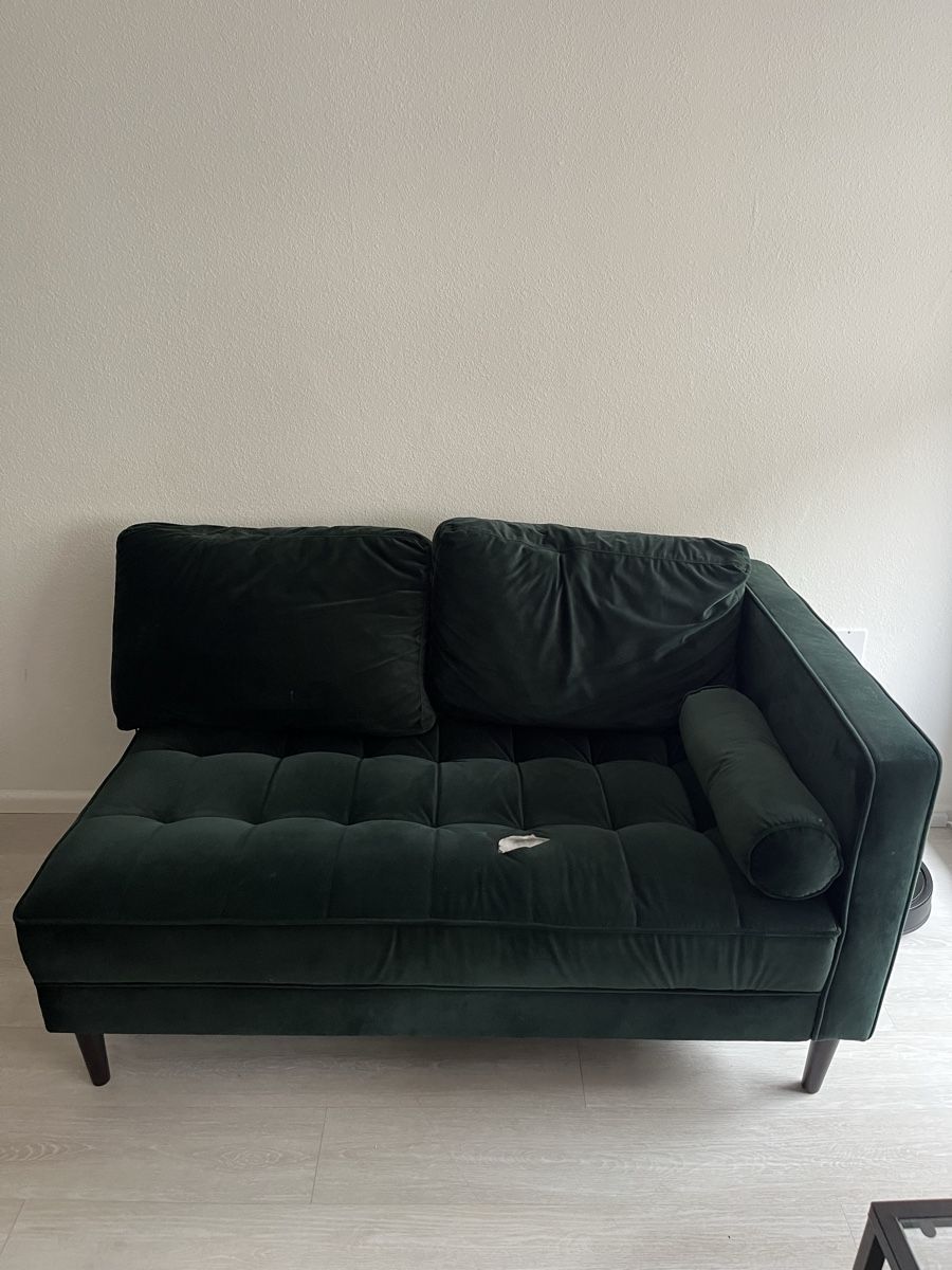 Divani: Sofa reklamiere Smaragd grün samt   – Usato da Basel venduto da lis_vd5v 2