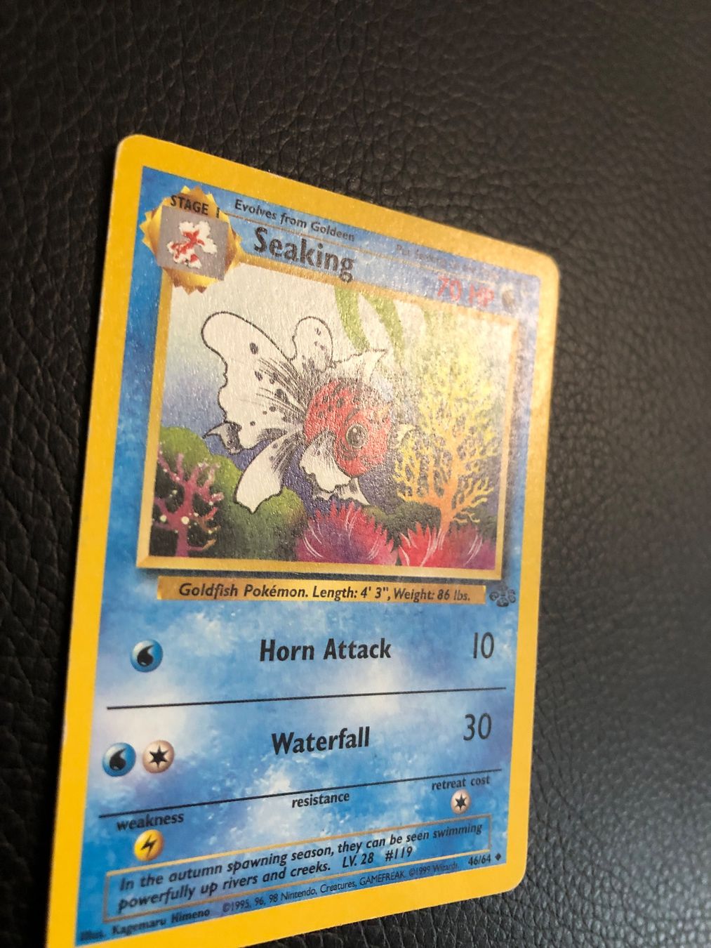 Pokémon Carte collezionabili: 1999 Jungle Seaking 46/64 Ab 1 – Usato da Paradiso venduto da Pkmn10 1