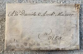 ANTIKER BRIEF 1789