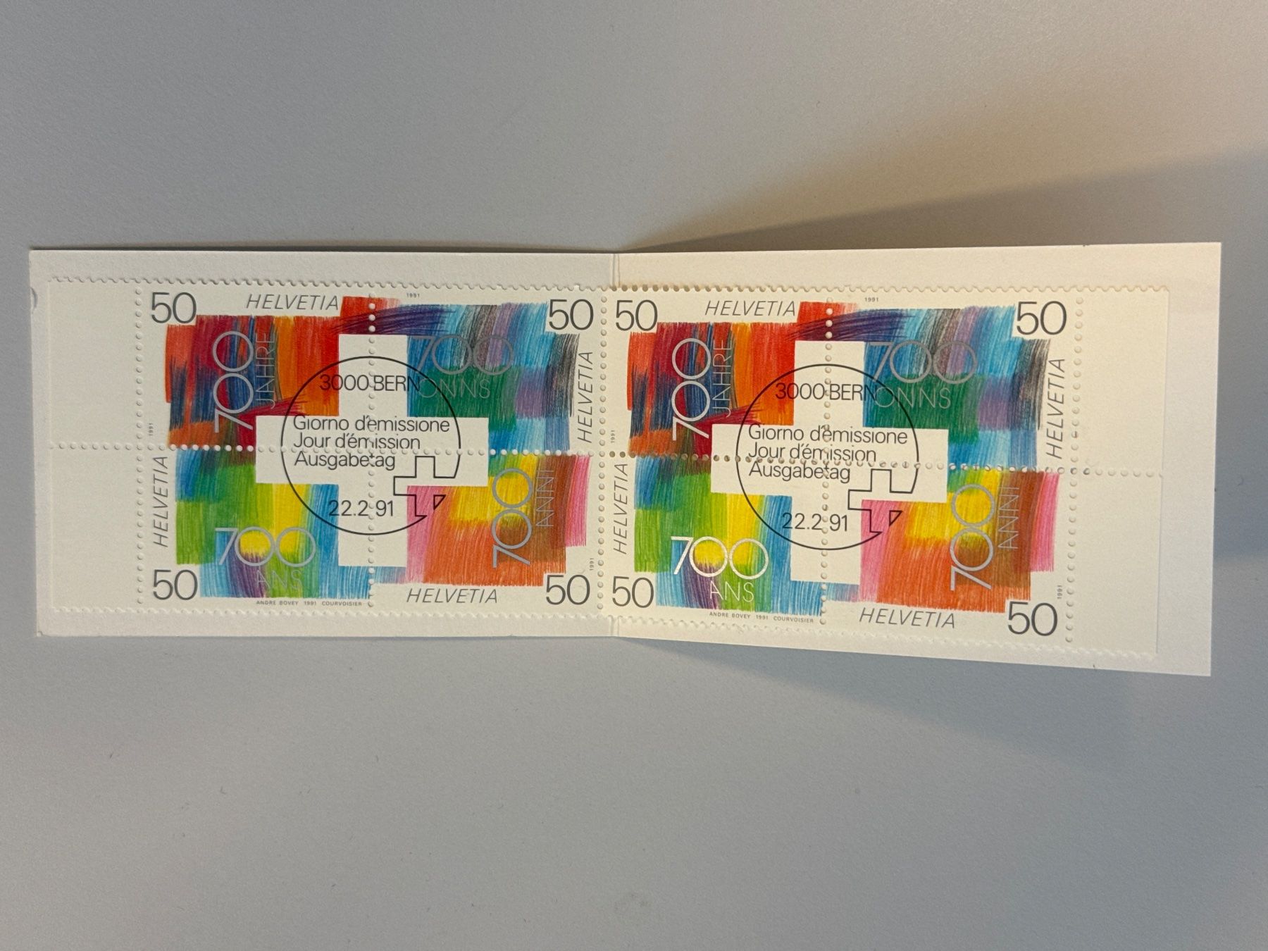 Tutti i francobolli: 1991 700 Jahre Eidgenossenschaft, ET Stempel – Usato da Küssnacht am Rigi venduto da POSTOMASTER 1