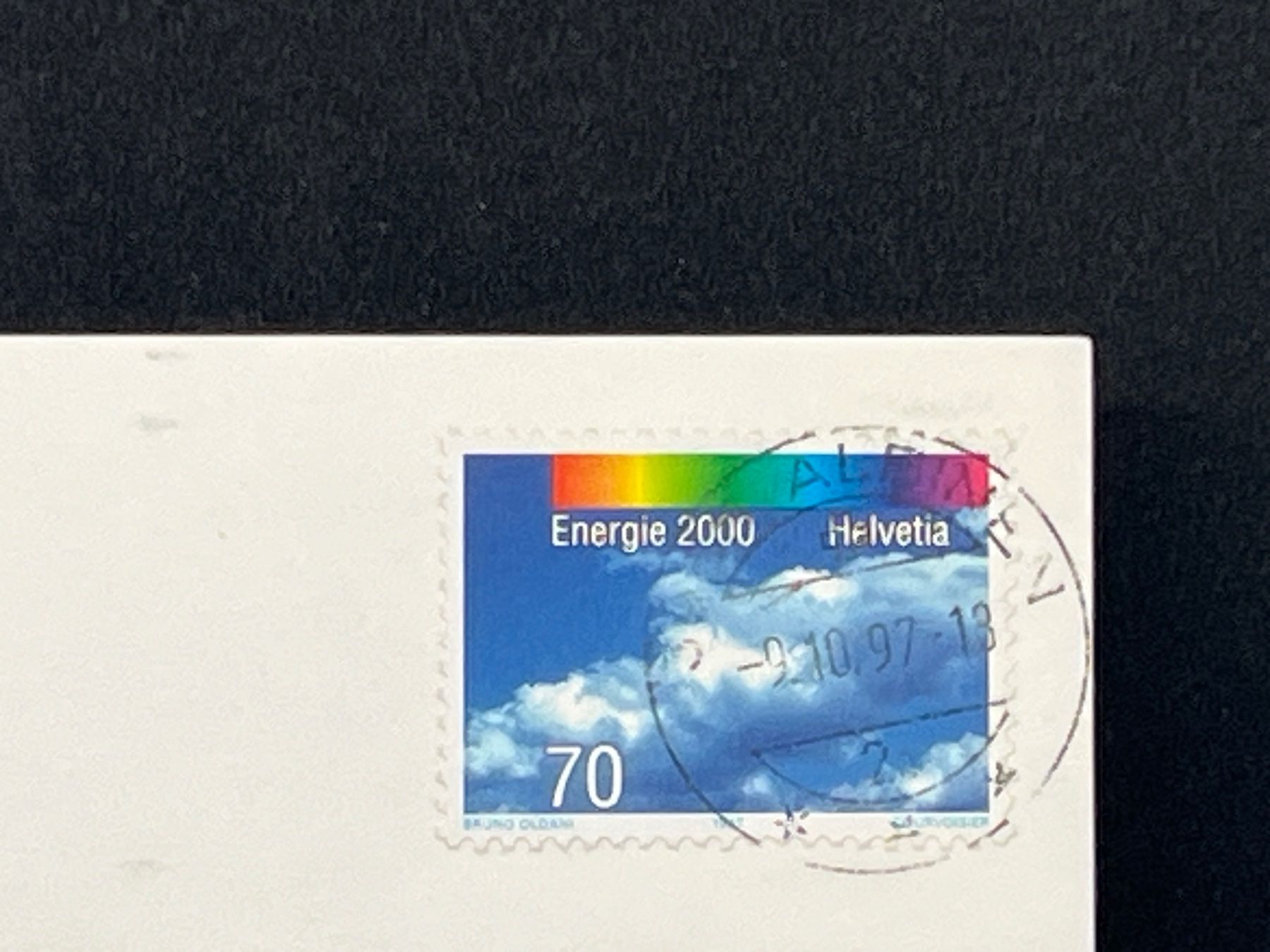 Cartoline postali: Albinen 1300m, Wallis Leeshörner – Usato da Widnau venduto da Brusi9 1