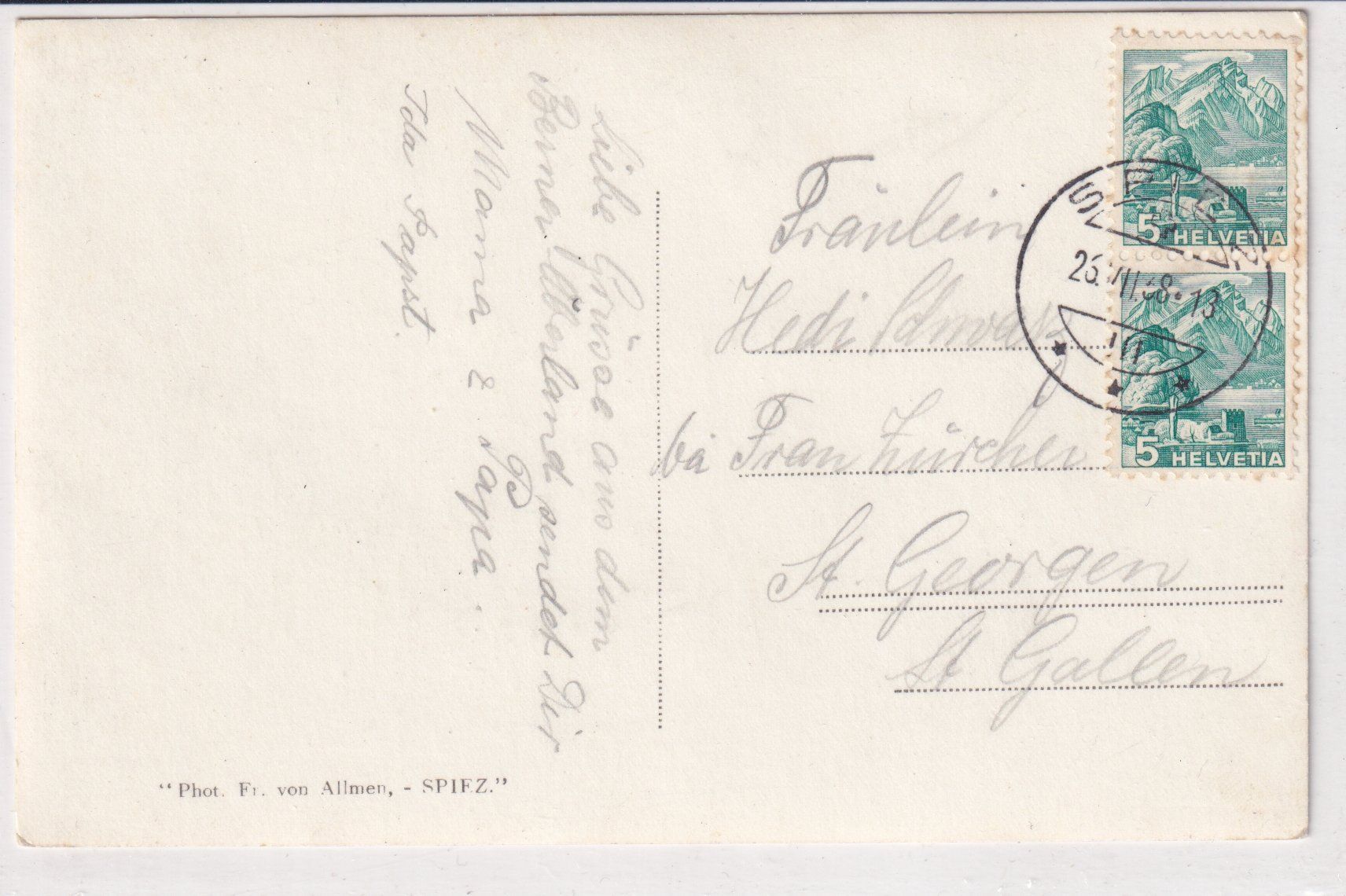 Cartes postales: Schloss Spiez  /bq – D'occasion à Hombrechtikon par Rudolf07 1