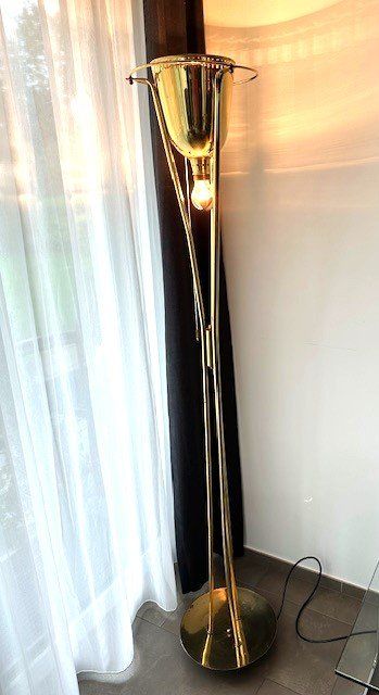 Lampen: toLLe MeSSiNg SteHLamPe – Gebraucht aus Winkel von zeho
