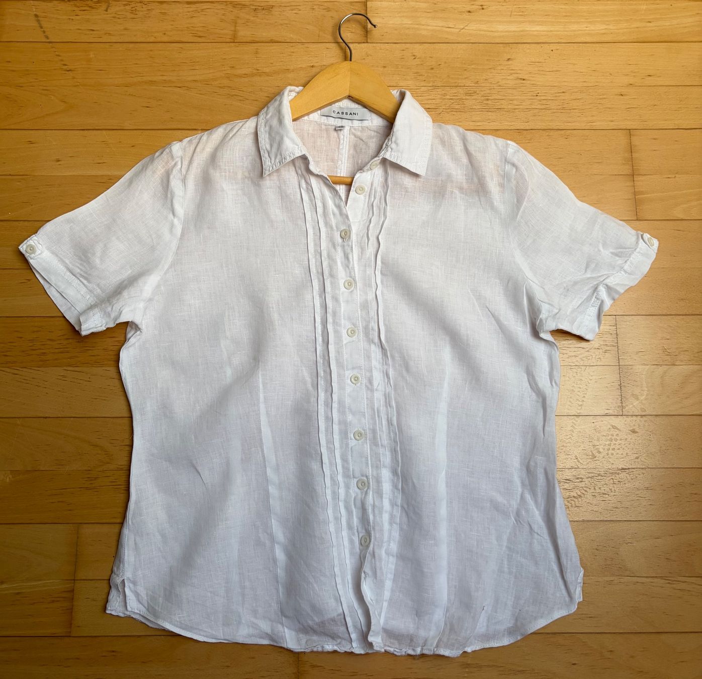 Blusen: Cassani Leinen Bluse Gr.40 – Gebraucht aus Unterägeri von Jutka_04