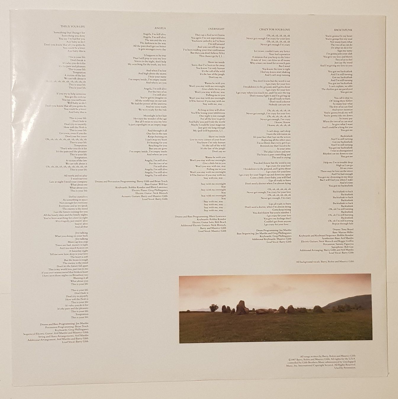 Dischi in vinile: BEE GEES E.S.P 1987 – Usato da Zürich venduto da Avd 4