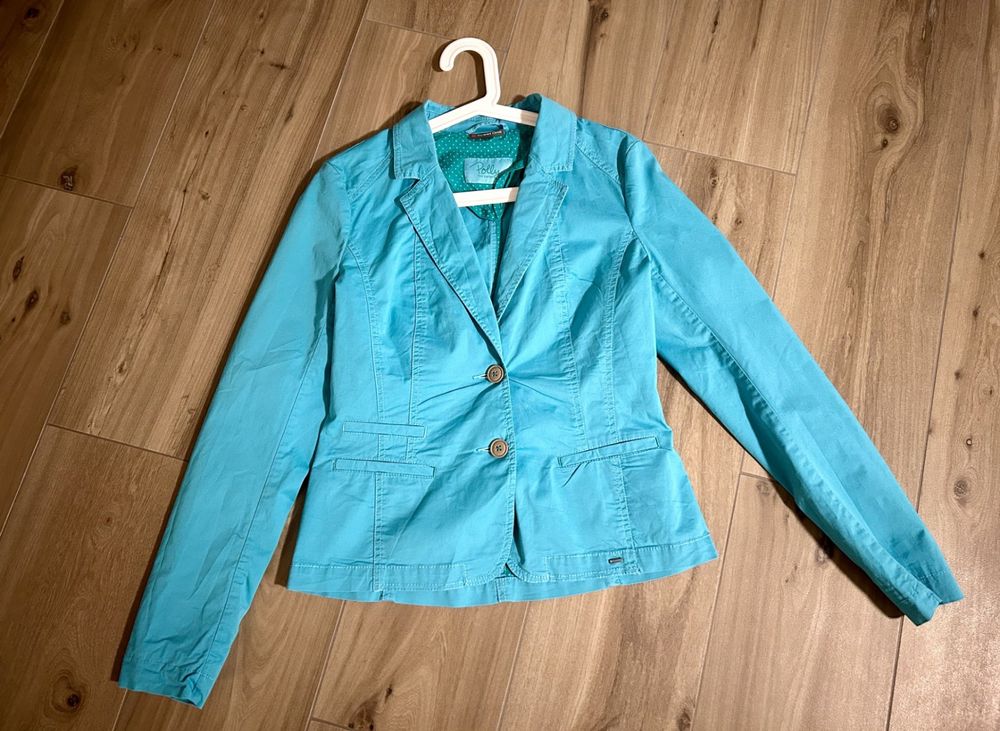 Kostüme: STREET ONE Blazer, Grösse 36, türkis – Gebraucht aus Laufen von Gwitterchischte