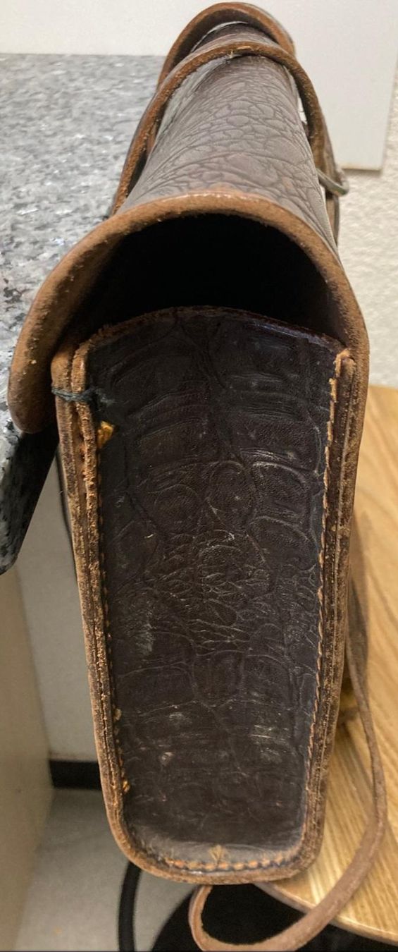 Borse: Vintage Ledertornister – Usato da Krauchthal venduto da mago371 3