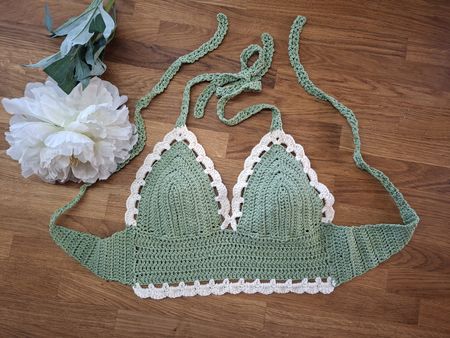 Handgemachtes Häkeltop, ideal für den Sommer